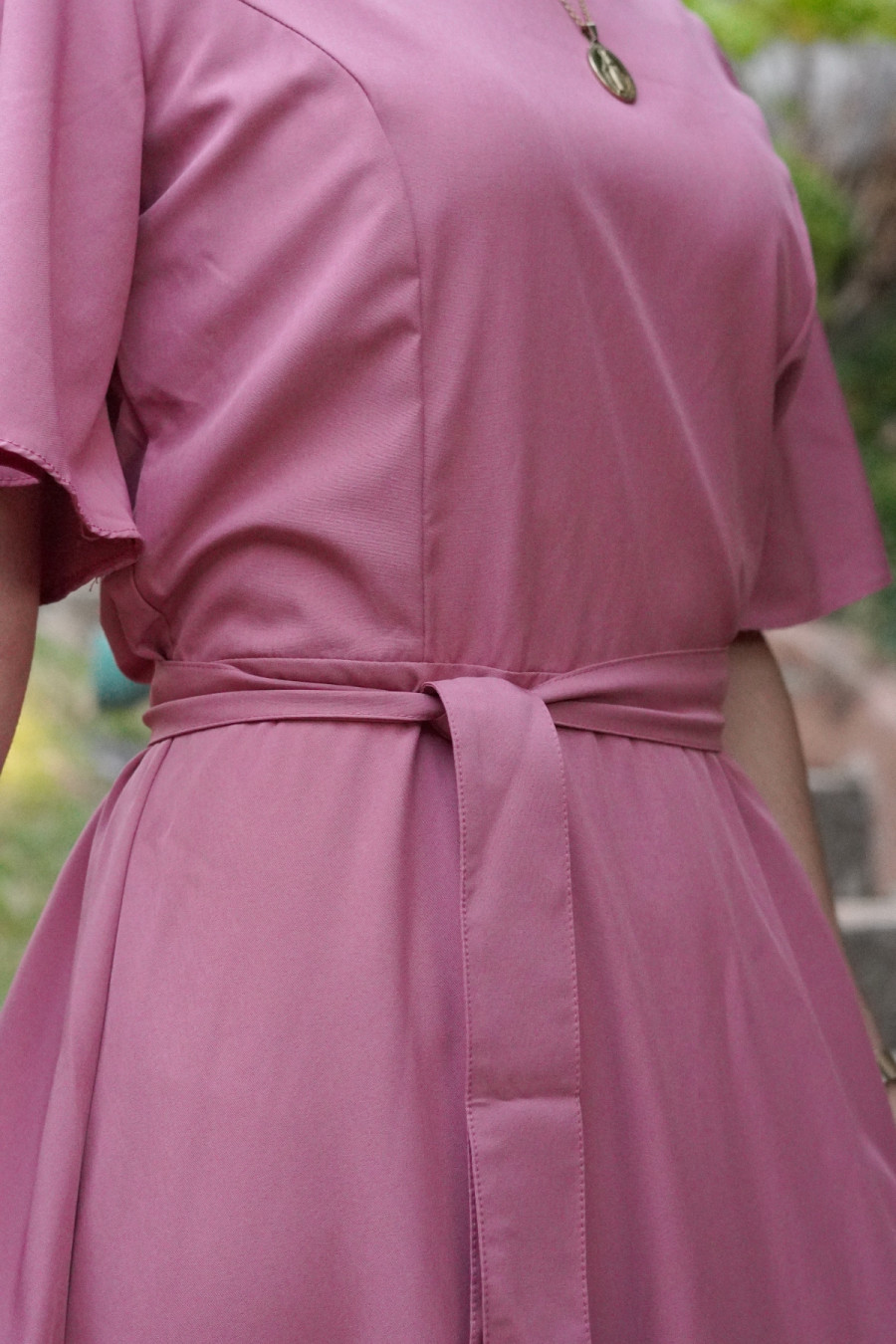 Vestido longo ros&ecirc;