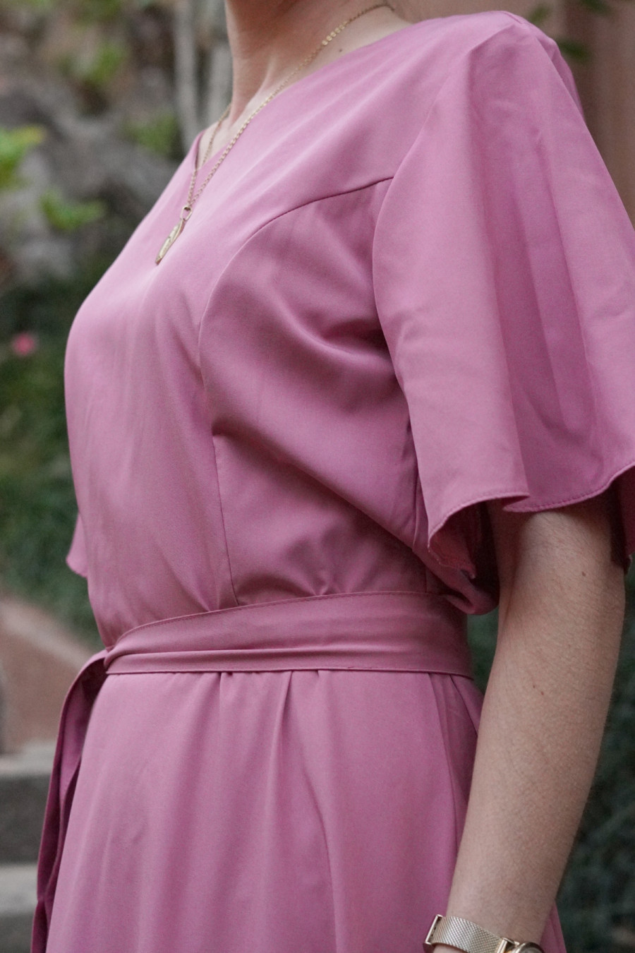 Vestido longo ros&ecirc;