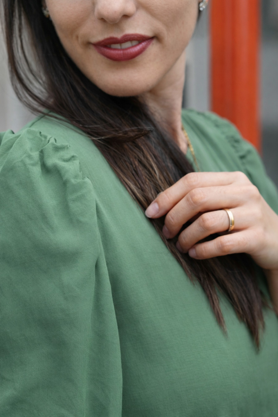 Vestido lux verde &aacute;gua