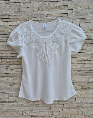 Blusa pérola branca