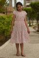 Vestido midi infantil Filomena branco