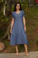 Vestido Isabel midi azul