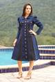 Vestido Chemise Jeans Cl&aacute;ssica Serena